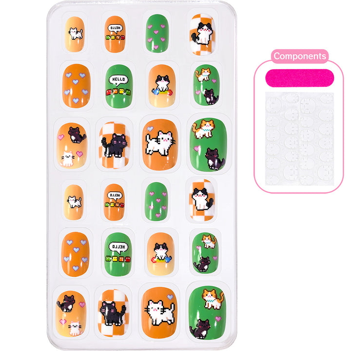 Creative Cartoon-Themed Press-On Nail Collection Kalsten