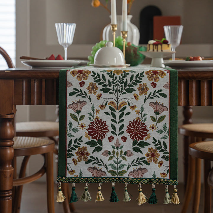 Decorative Floral Table Runner