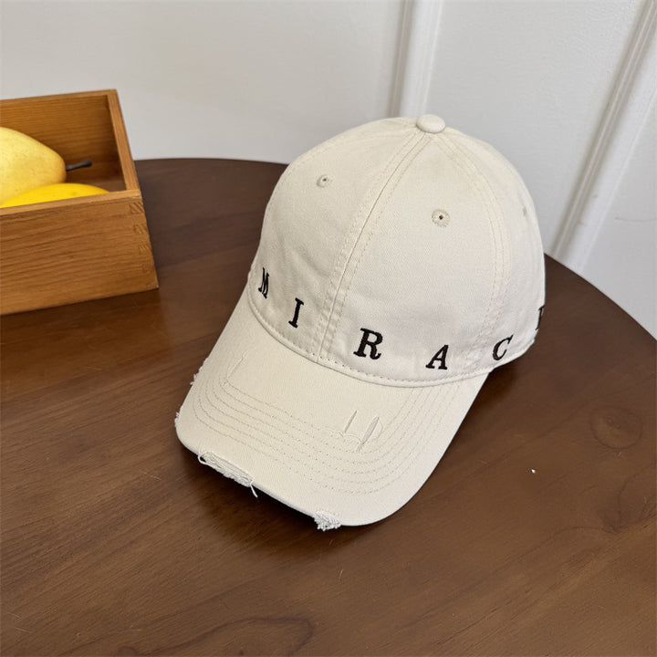 Women's Distressed Denim Baseball Cap Kalsten
