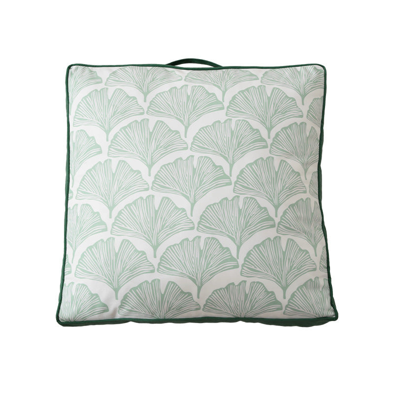 Padded chair cushion with carrying handle and decorative stitching Kalsten