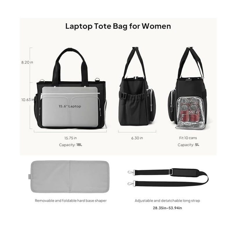 Multifunctional Tote Bag with Insulated Compartment System Kalsten