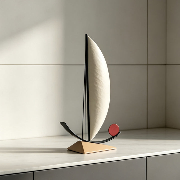 Contemporary Nautical-Inspired Decorative Sculpture