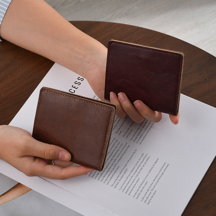 Compact Leather Travel Wallet Kalsten