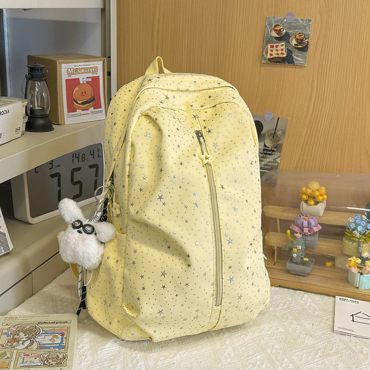 Star-Patterned Everyday Backpack