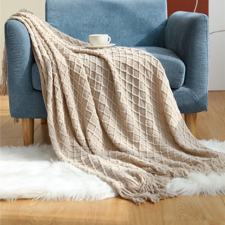Cozy Knit Throw Blanket