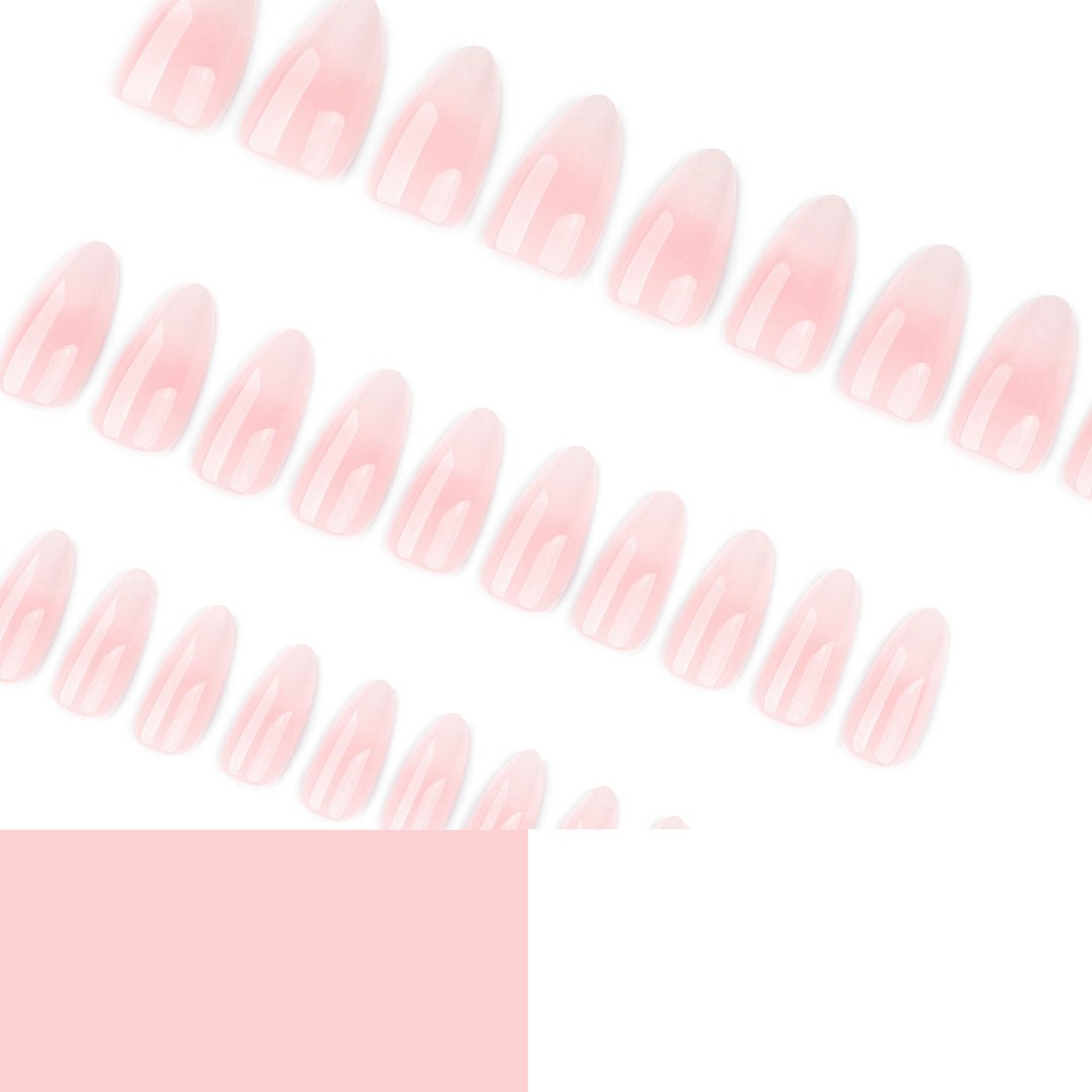Stylish nail extensions with delicate ombre design Kalsten
