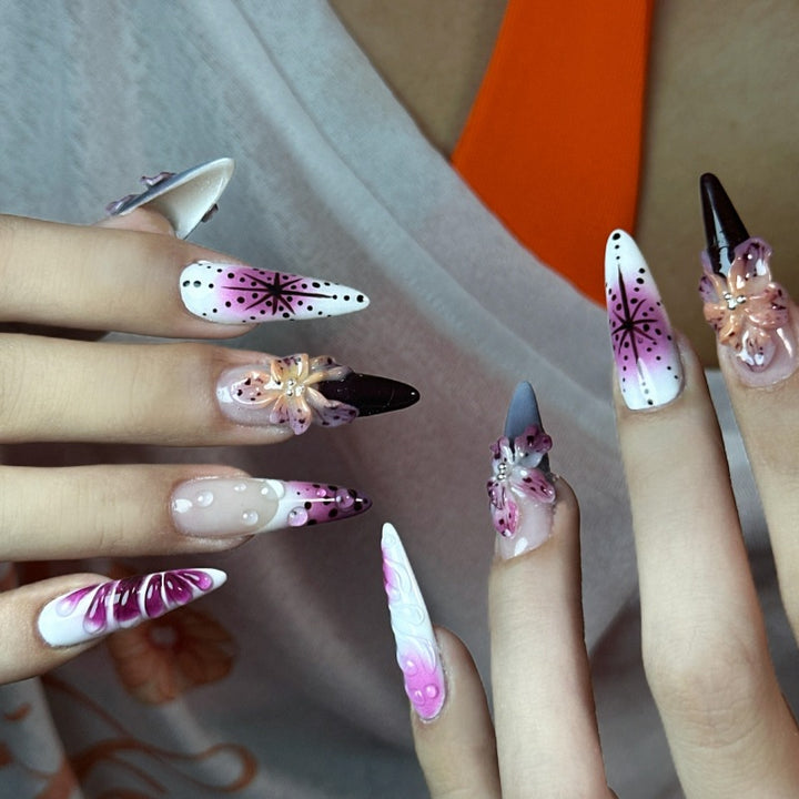 Decorative Press-On Nail Collection Kalsten