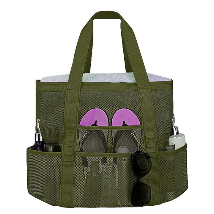 Practical Beach Tote Bag Made of Breathable Mesh Material Kalsten