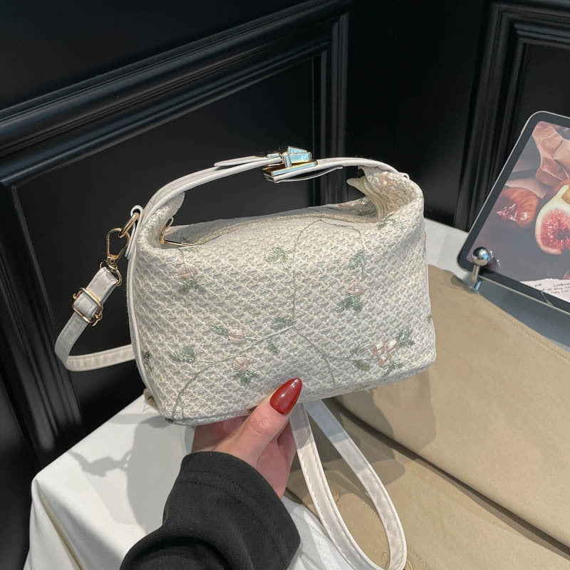 Embroidered Floral Mini Handbag Kalsten