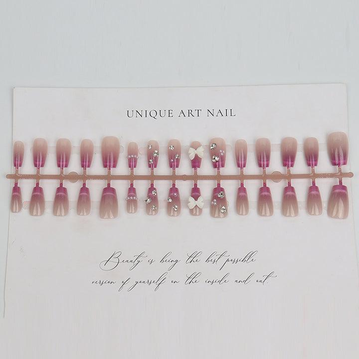 Glamorous Ombre Decorative Press-On Nail Set Kalsten