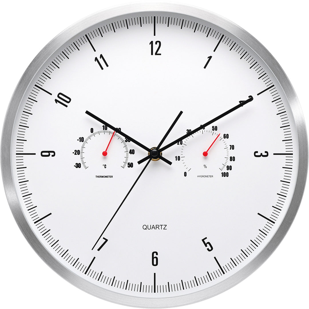 Funk Wall Clock with Thermometer and Hygrometer Kalsten