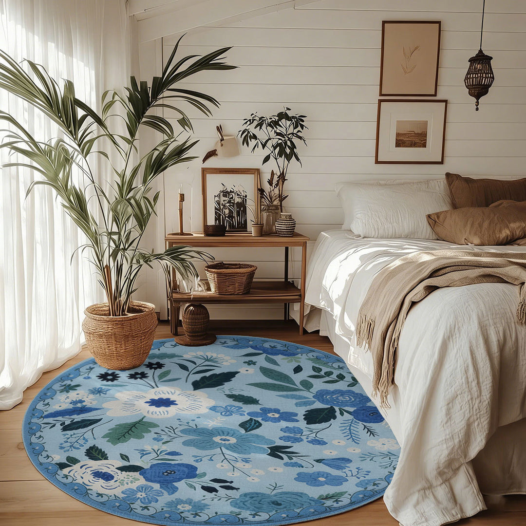 Floral Pattern Area Rug