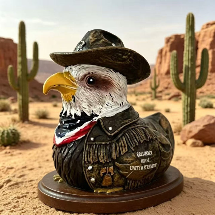 Patriotic Decorative Rubber Duck Statue Kalsten