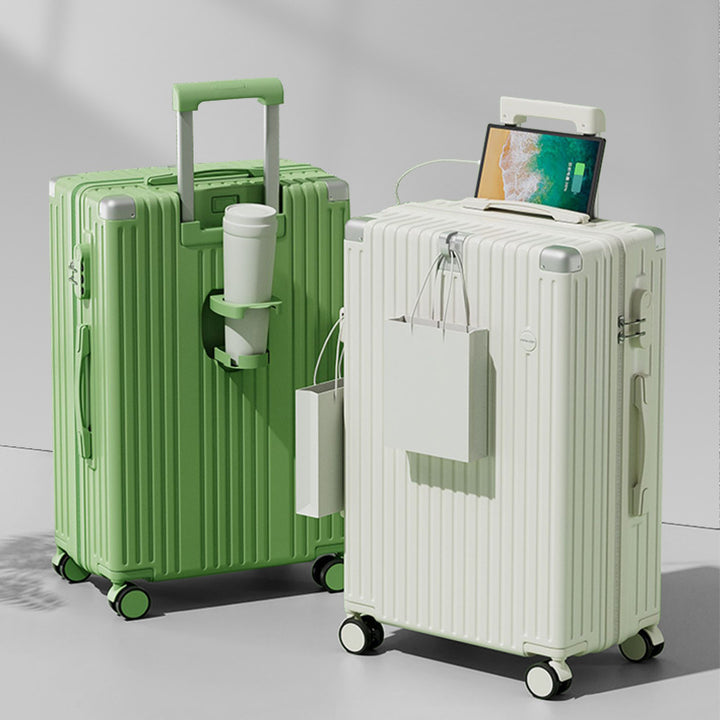 Unisex Compact Multi-Functional Hardshell Spinner Suitcase Kalsten