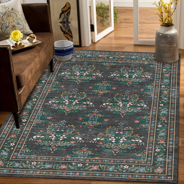 Artistic Tiger-Themed Area Rug