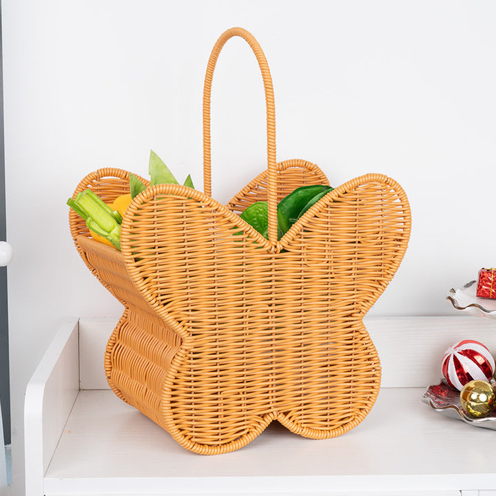 Butterfly-Shaped Woven Storage Basket Kalsten