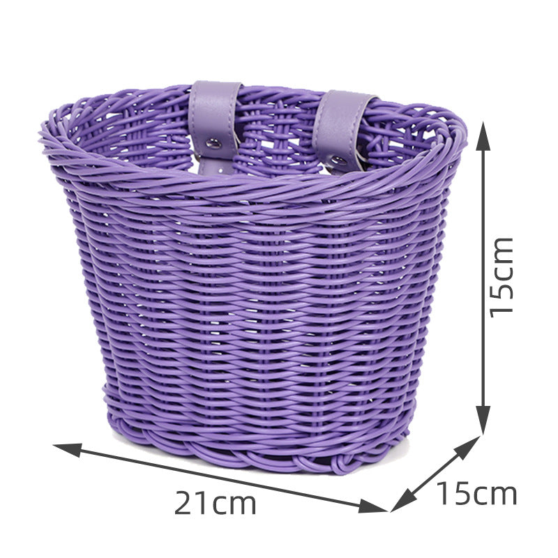 Woven Storage Basket with Handles Kalsten