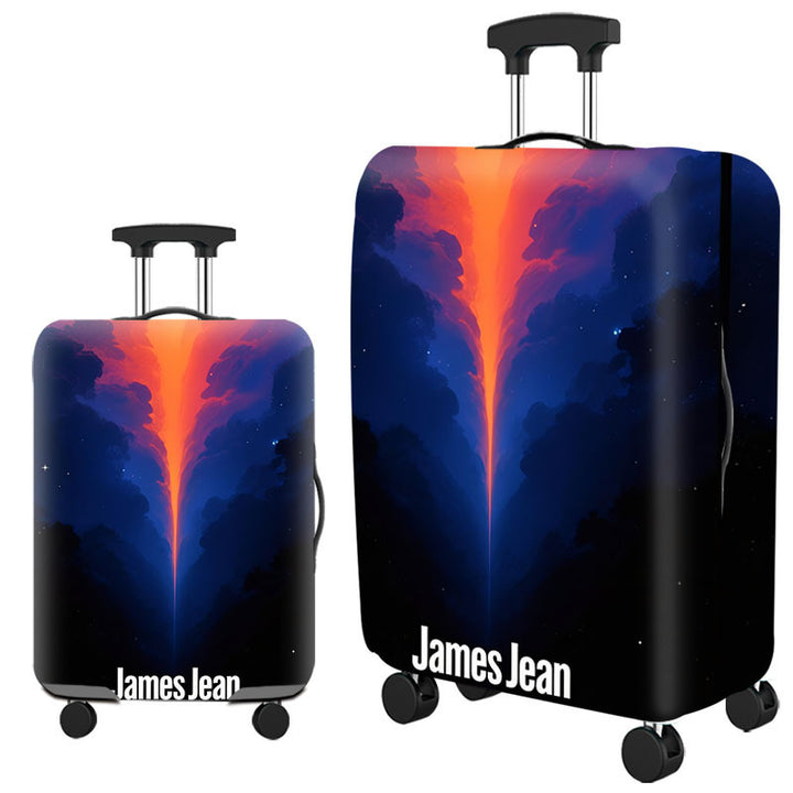 Artistic Cat-Themed Hard Shell Suitcase Kalsten