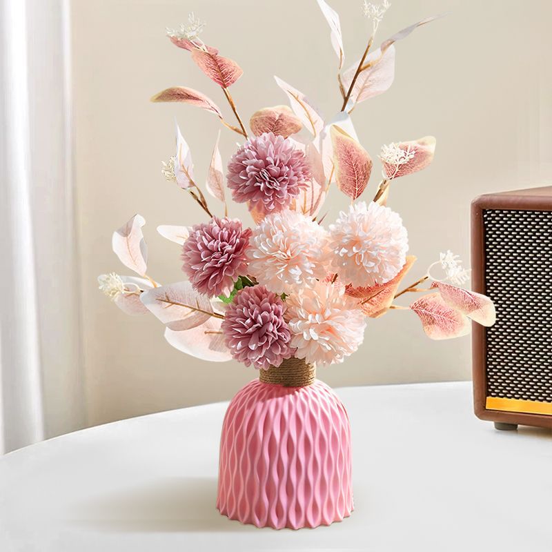 Artificial Floral Bouquet Arrangement with Eucalyptus
