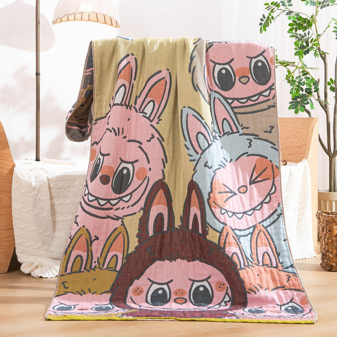 Women's throw blanket with enchanting landscape motif Kalsten