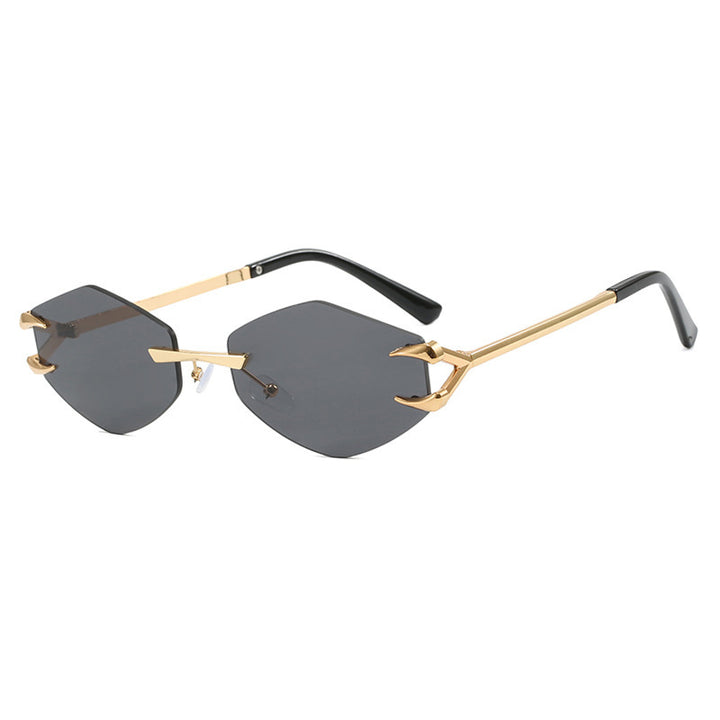 Women's geometric designer sunglasses with outstanding metal frame Kalsten