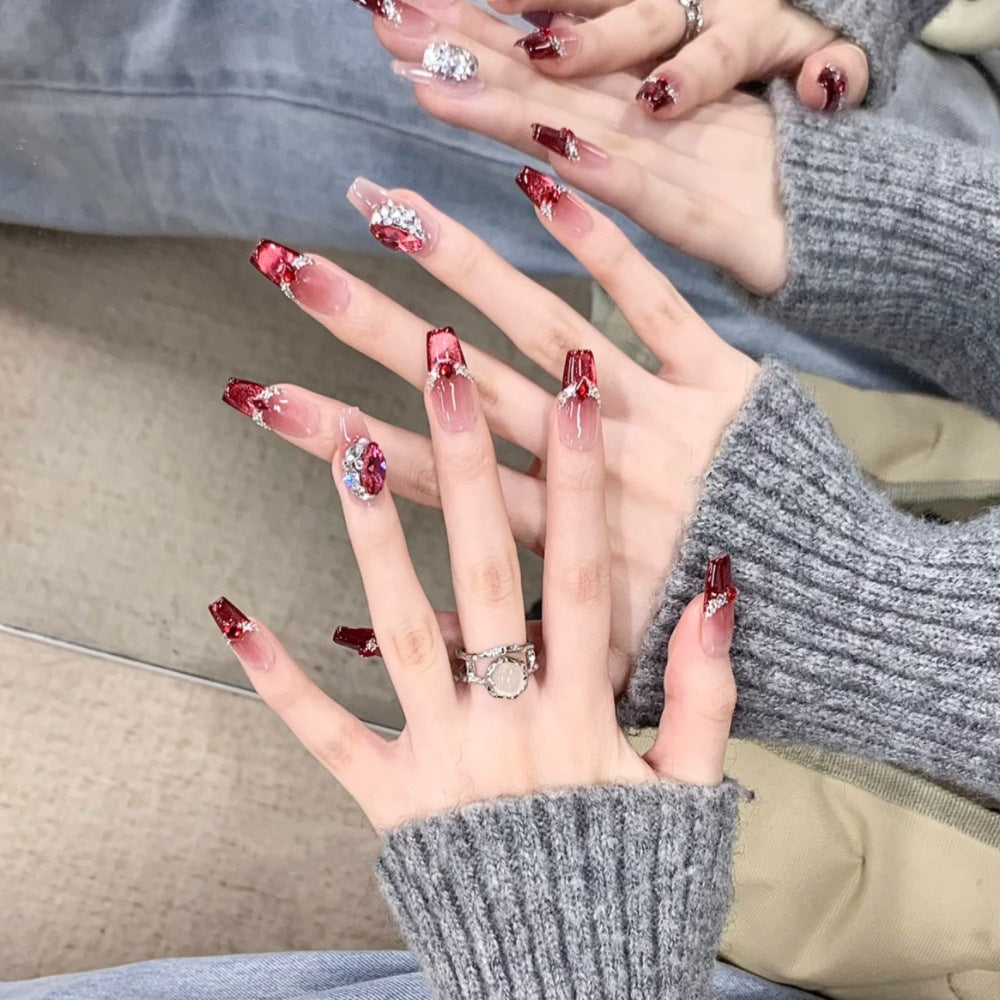 Decorative Luxury Press-On Nail Set Kalsten