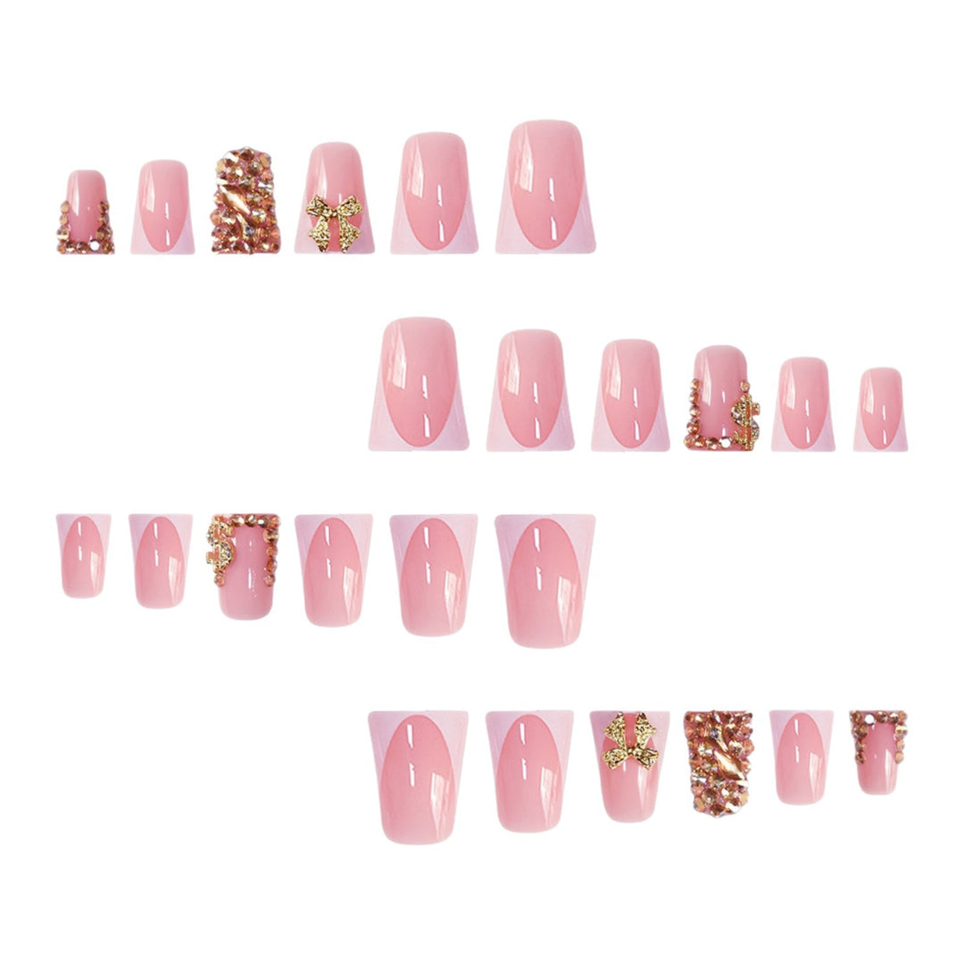 Decorative Crystal-Embellished Nail Art Kalsten