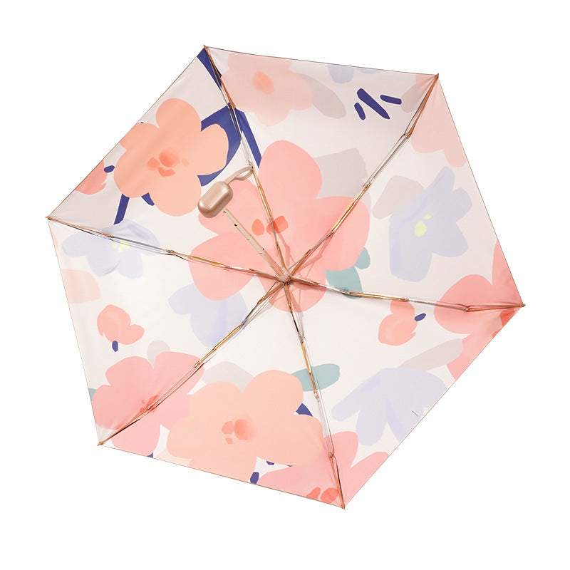Ladies compact foldable umbrella with innovative folding mechanism Kalsten