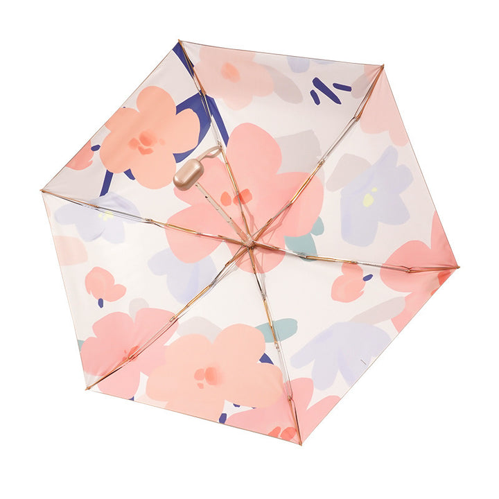 Ladies compact foldable umbrella with innovative folding mechanism Kalsten
