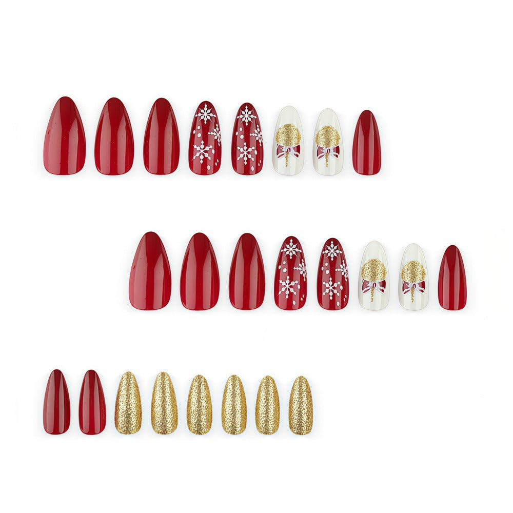 Artificial Nails in Festive Christmas Design Kalsten 1787298788