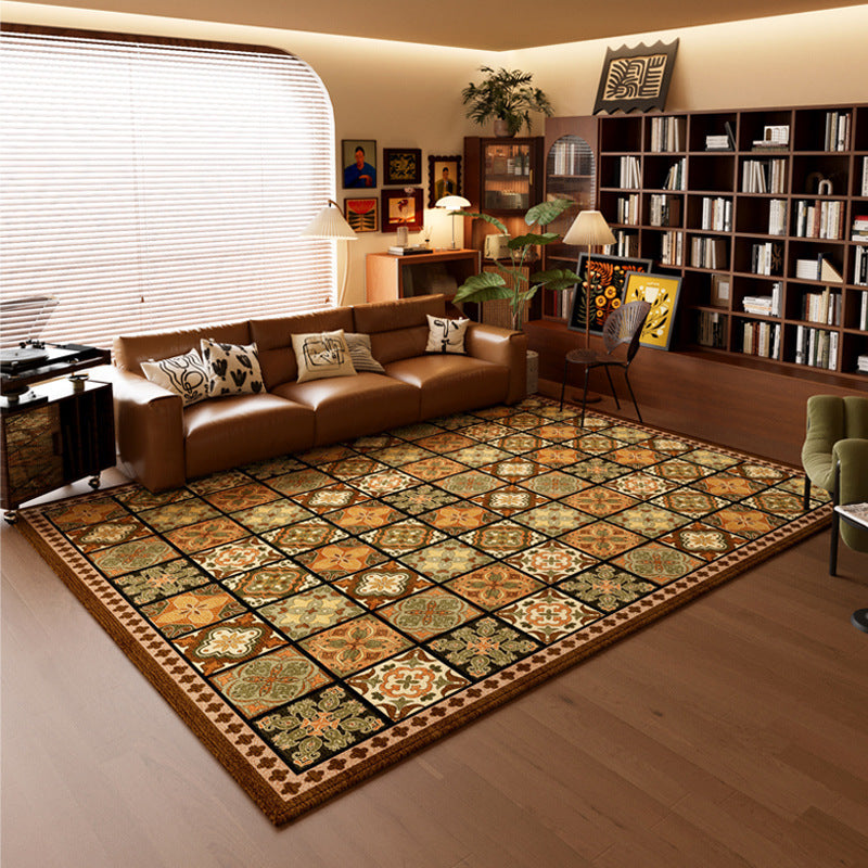 Geometric Pattern Area Carpet for Home Decor