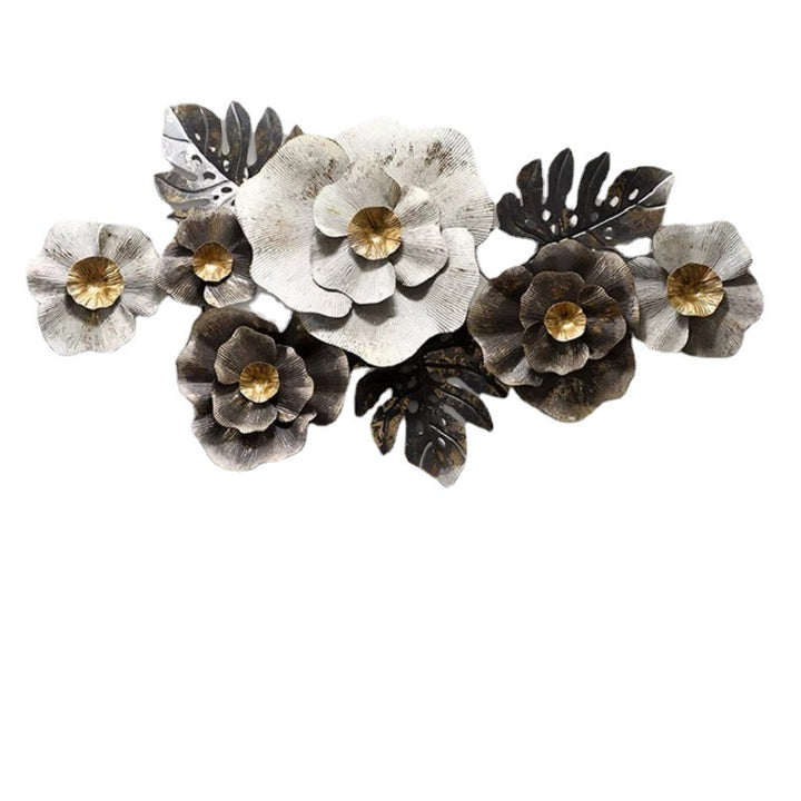 Floral Metal Wall Sculpture Kalsten