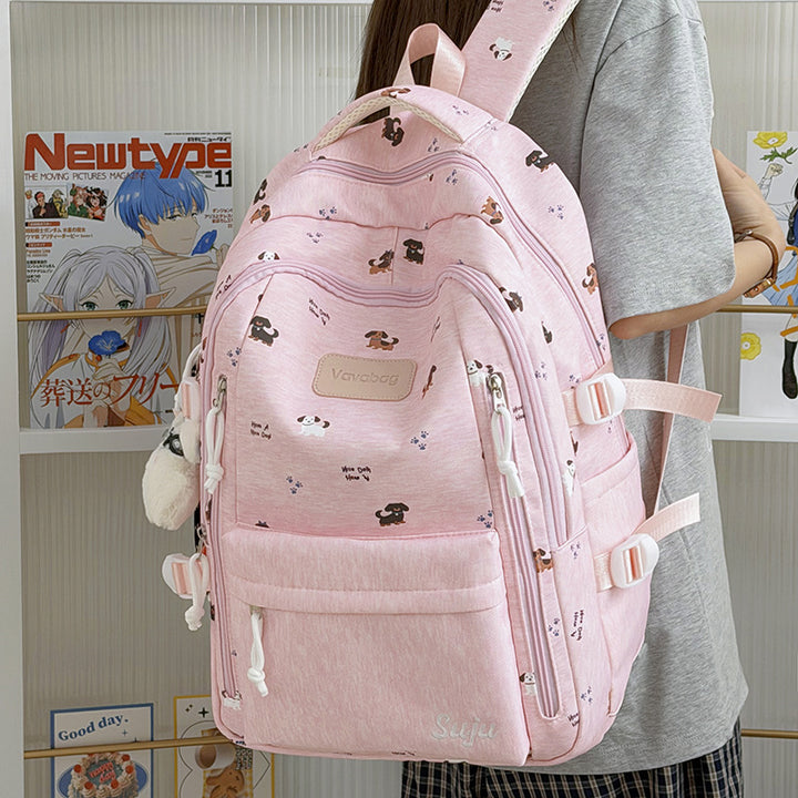 Playful Dog-Themed School Backpack Kalsten
