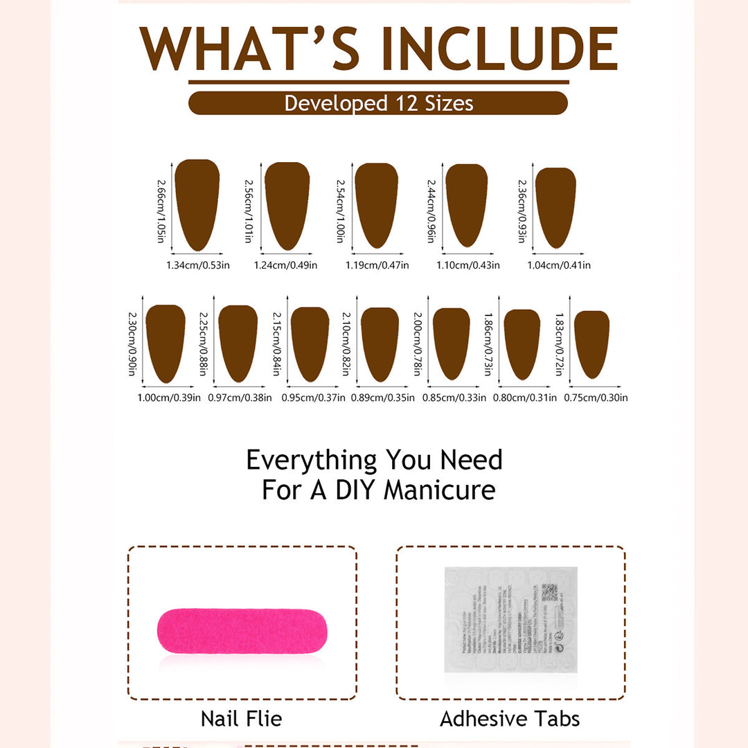 Glamorous artificial nail set with detailed jewelry embellishments Kalsten
