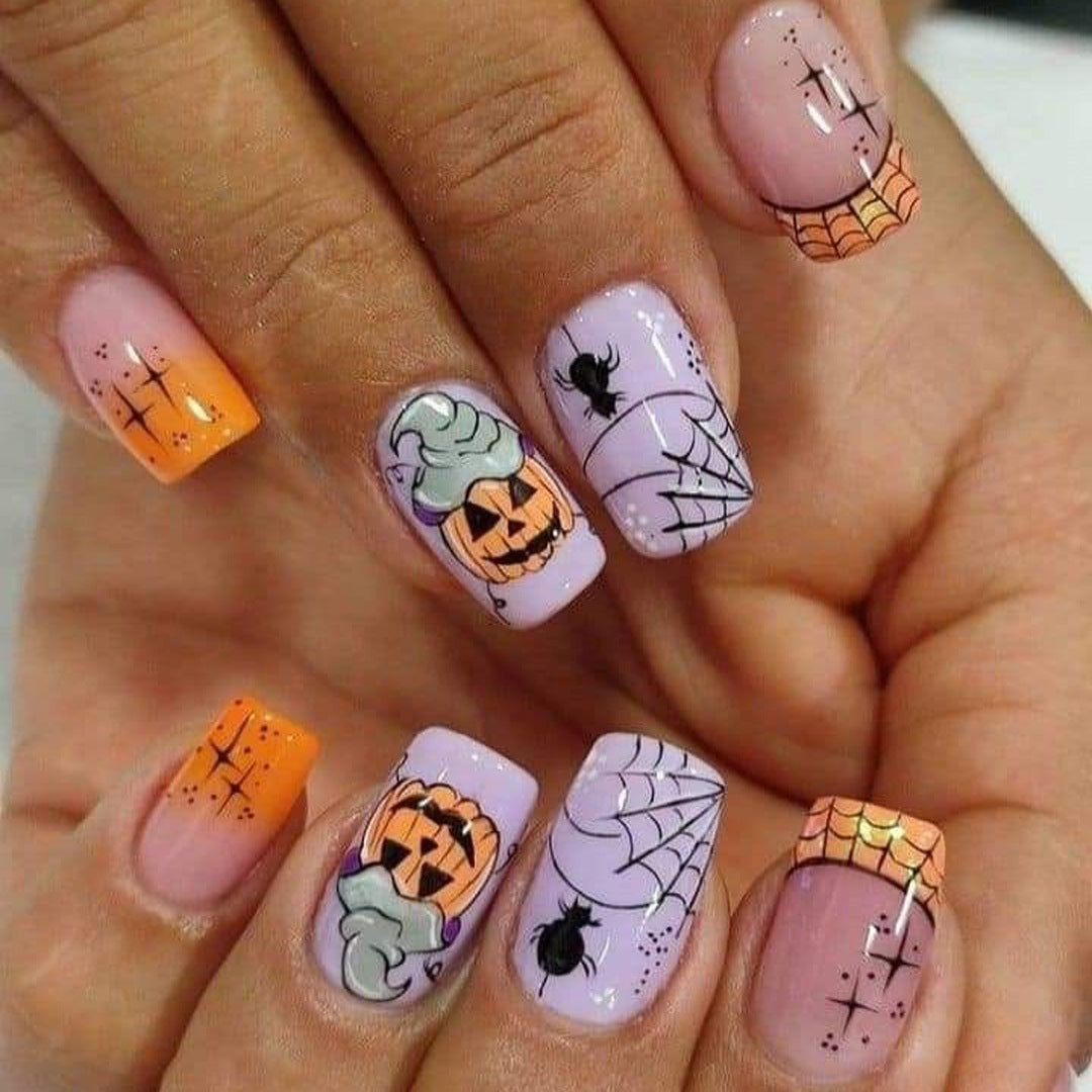 Halloween-Themed Artistic Nail Art Kit