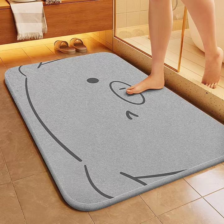 Cute Cartoon Animal Bath Mat