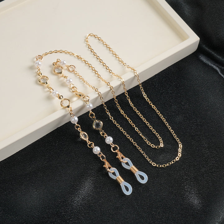 Elegant Gemstone Eyewear Chain Kalsten