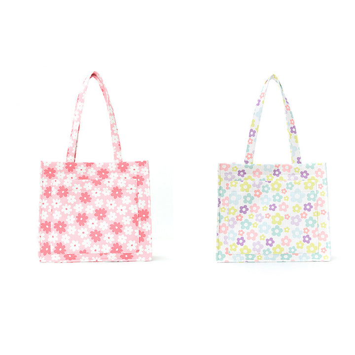 Trendy shopping bag with floral design Kalsten