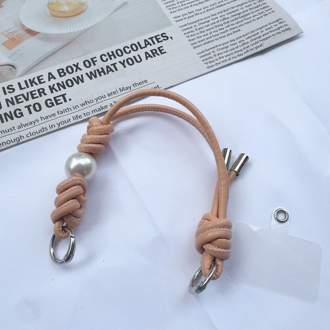 Elegant Knotted Leather Keychain Holder Kalsten