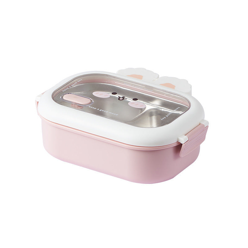 Cute Animal Design Multi-Compartment Bento Box