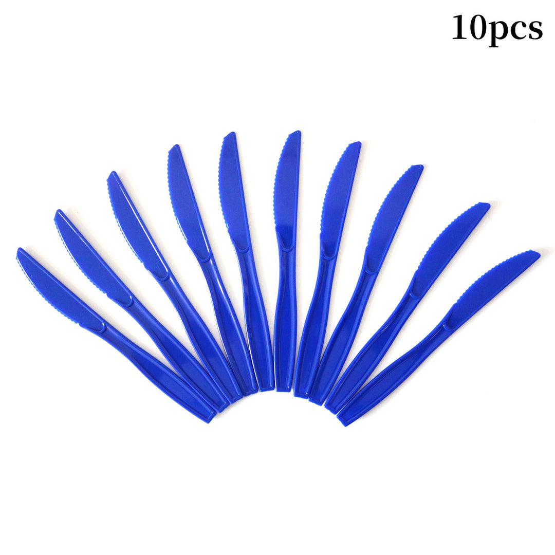 Unisex nan robust disposable forks made of food-safe plastic for dessert and party plates Kalsten