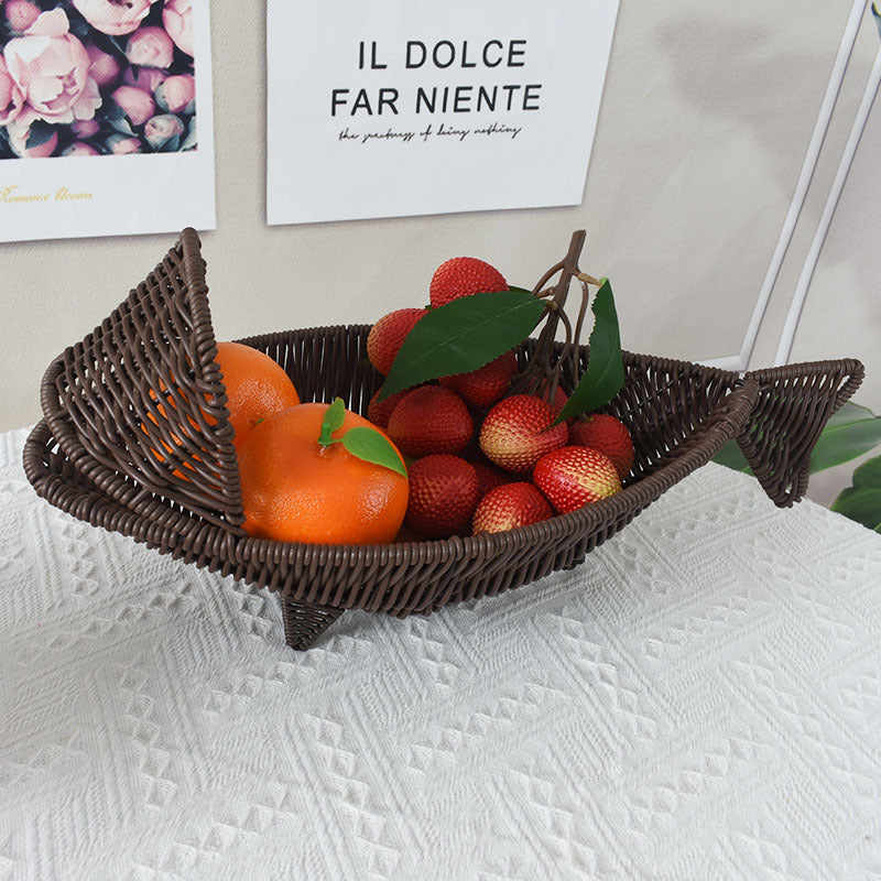 Decorative Fish-Shaped Storage Basket Kalsten