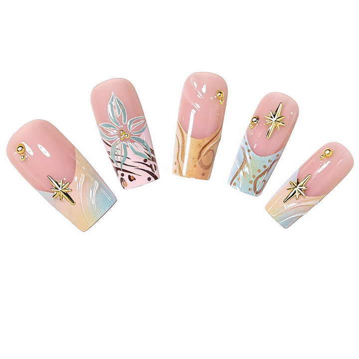 Elegant Press-On Nail Art Set Kalsten