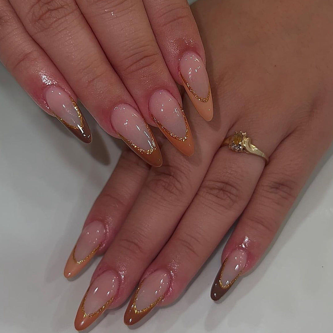 Artful Nail Extensions with Elegant Lace Design Kalsten
