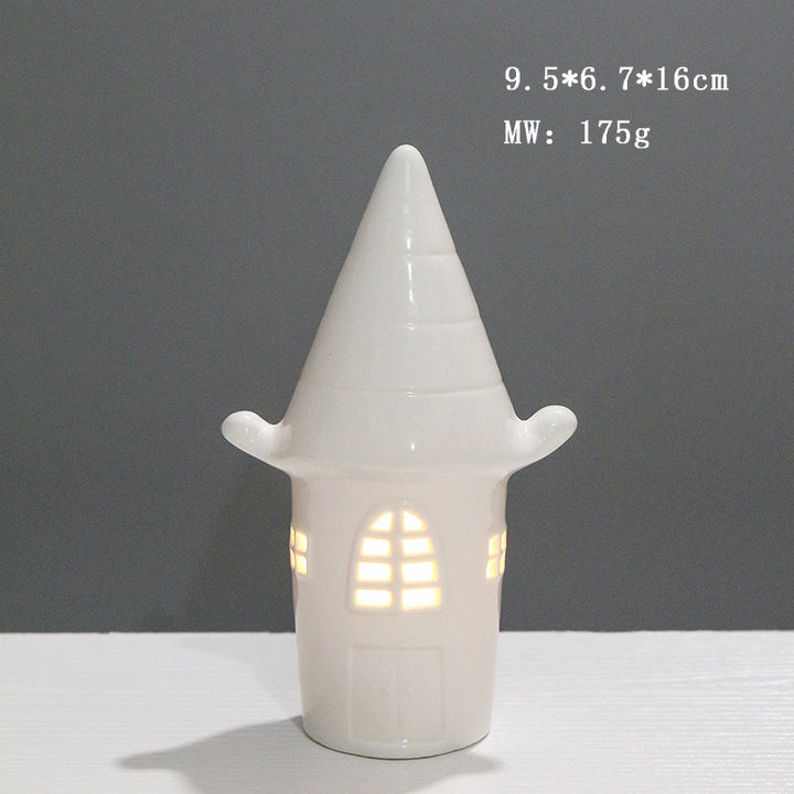 Ceramic House-Shaped Night Light Kalsten