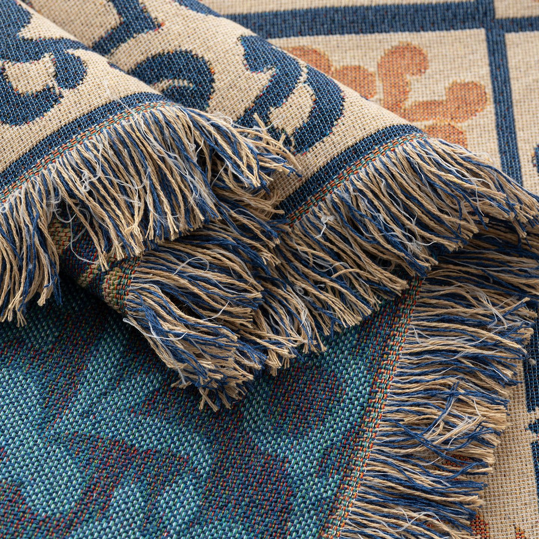 Artistic Cityscape Throw Blanket