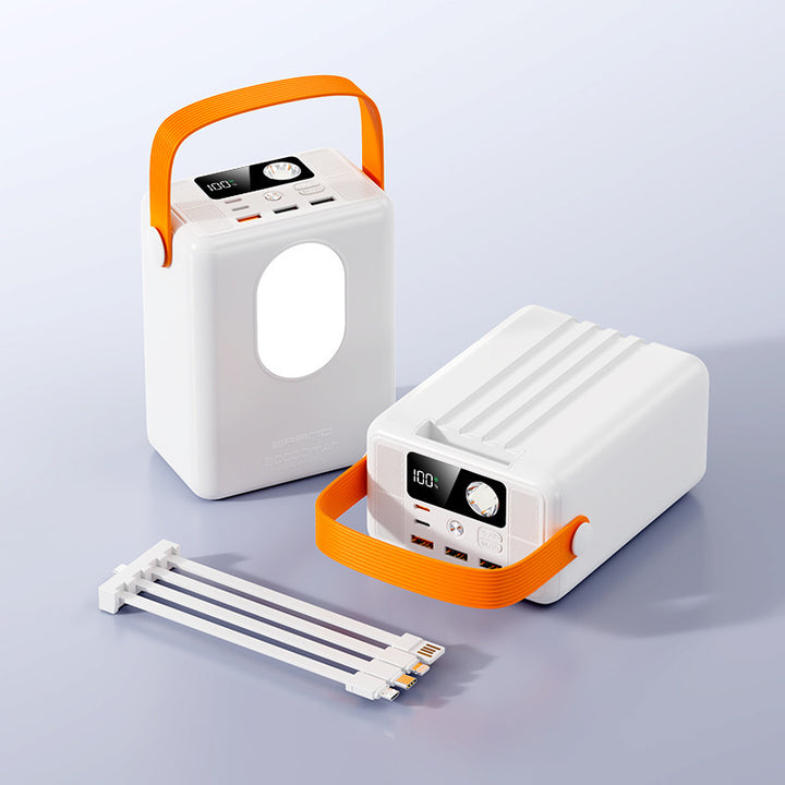 Portable power bank with multifunctional LED light and smart charging display Kalsten