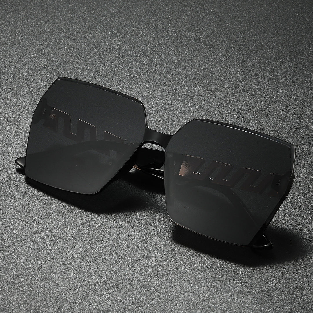 Stylish Geometric Shield Sunglasses Kalsten