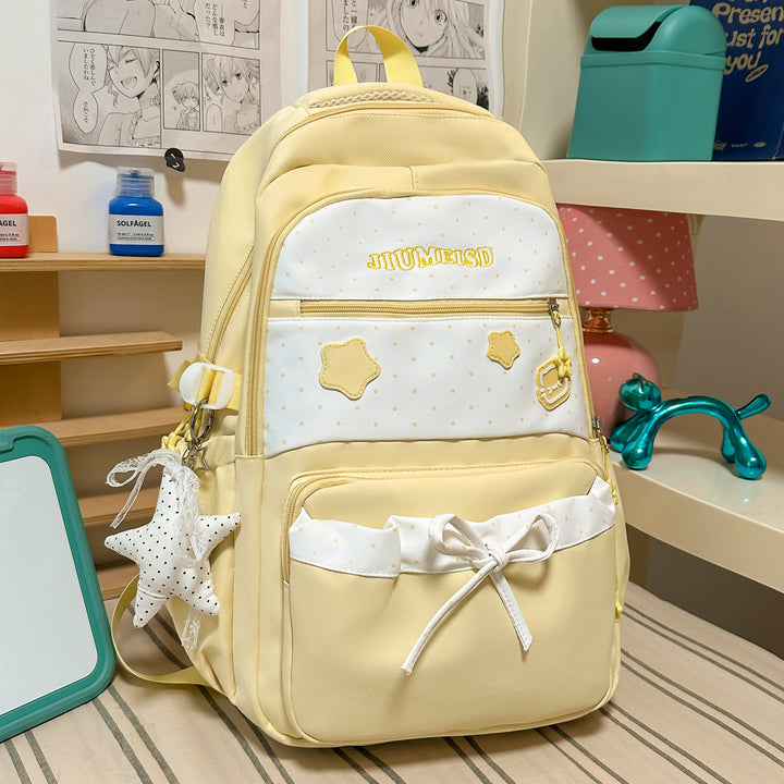 Charming Decorative Star-Embellished Backpack Kalsten