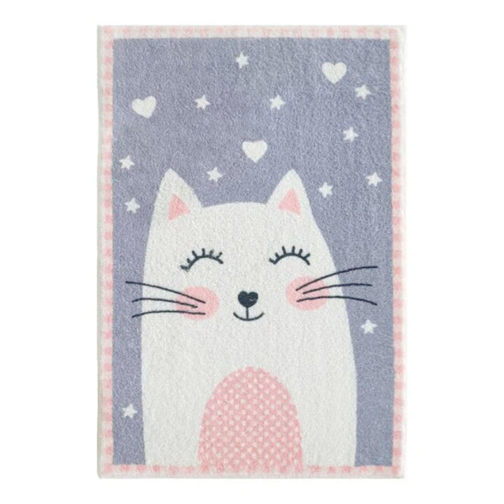 Cute Bunny-Themed Decorative Area Rug